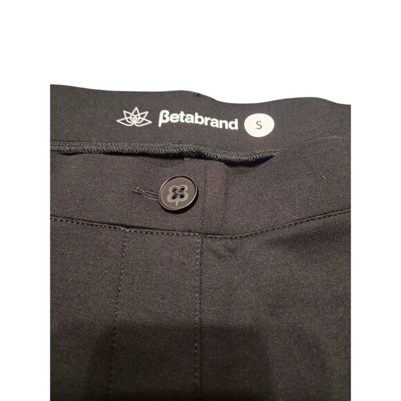 BetaBrand Pull On Ponte Knit Straight Leg Legging Pants Black Women's S A34.1 - Picture 3 of 9